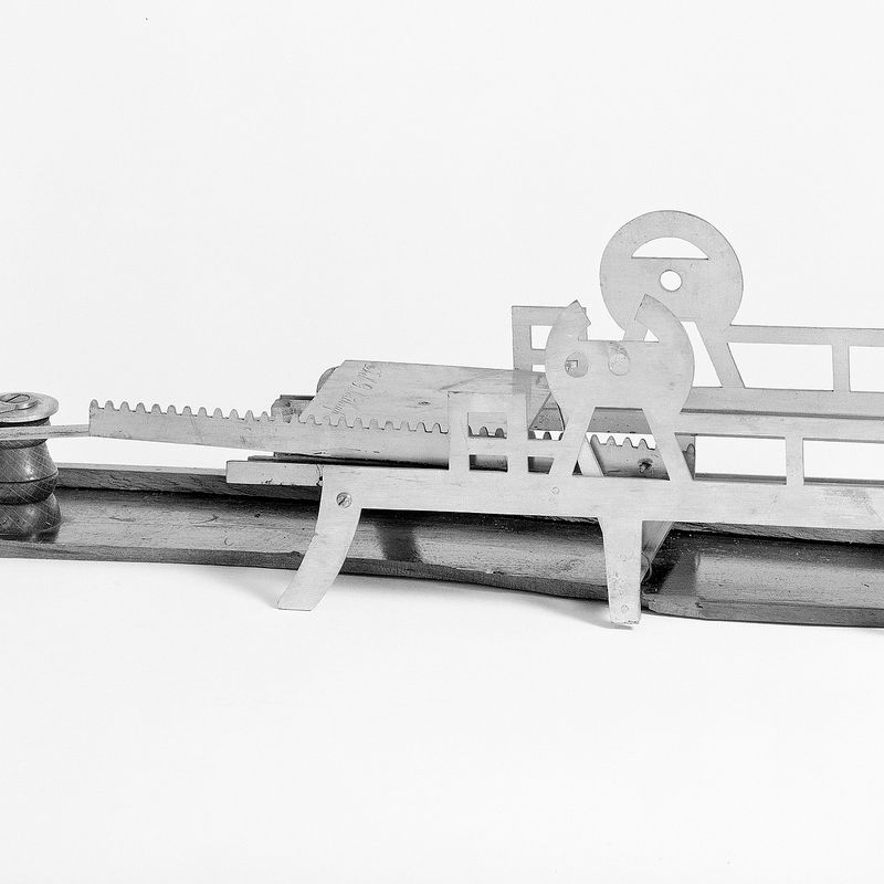Patent Model for a Flatbed Cylinder Press
