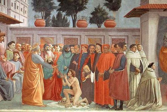 Raising of the Son of Teophilus and St.Peter Enthroned