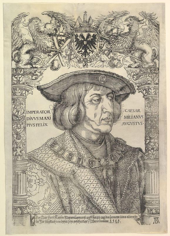 Portrait of the Emperor Maximilian I in an Architectural Frame (copy)