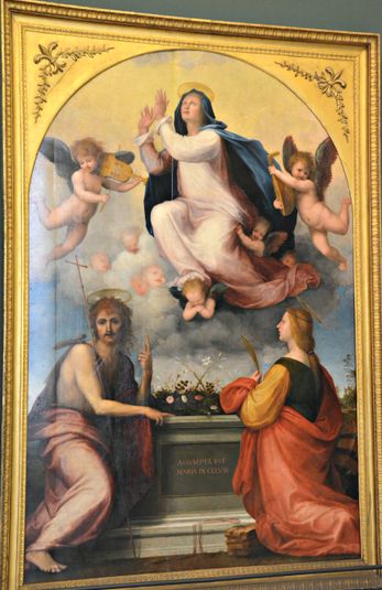 Assunzione della Vergine con san Giovanni Battista e santa Caterina d'Alessandria