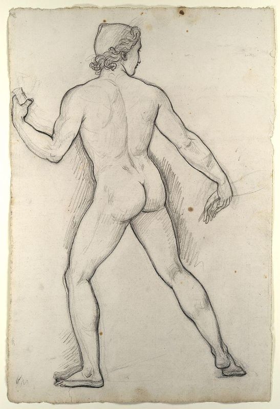 Male Nude, Study for 'Castor and Pollux Freeing Helen'