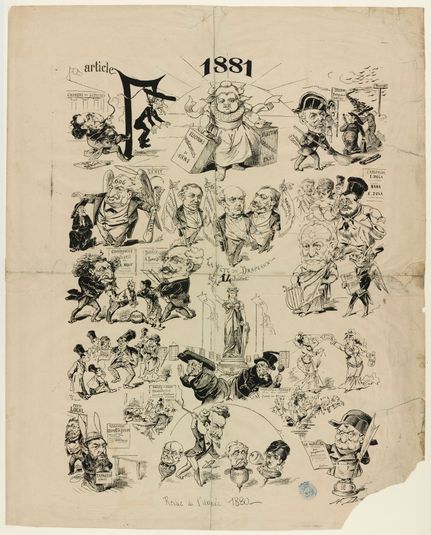 La Mascarade, 2e année, N°5, 2 janvier 1881