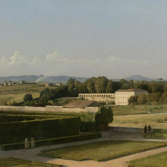 View of the Gardens of Villa Medici