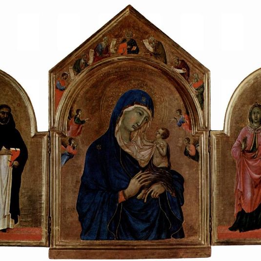 London triptych, Madonna with angels and prophets