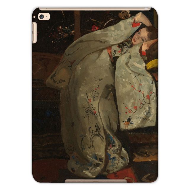 Girl in white kimono, George Hendrik Breitner, 1895 Tablet Cases Smartify Essentials