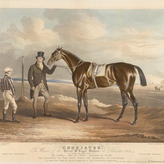Chorister. The Winner of the Great St. Leger Stakes at Doncaster 1831