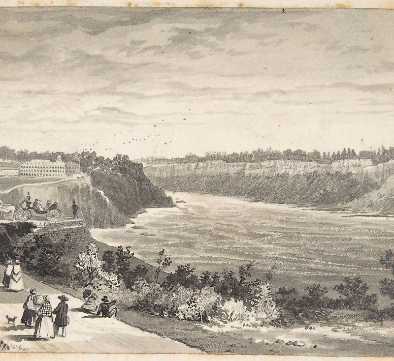 View of a river with a promenade