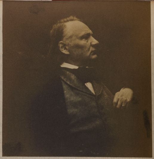 Victor Hugo, profil droit (dans ouvrage "Profils et grimaces" d'Auguste Vacquerie)
