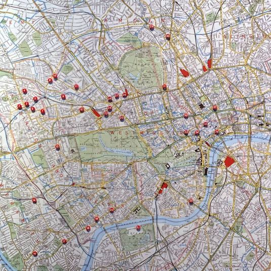 The Clash: London Calling - London Map