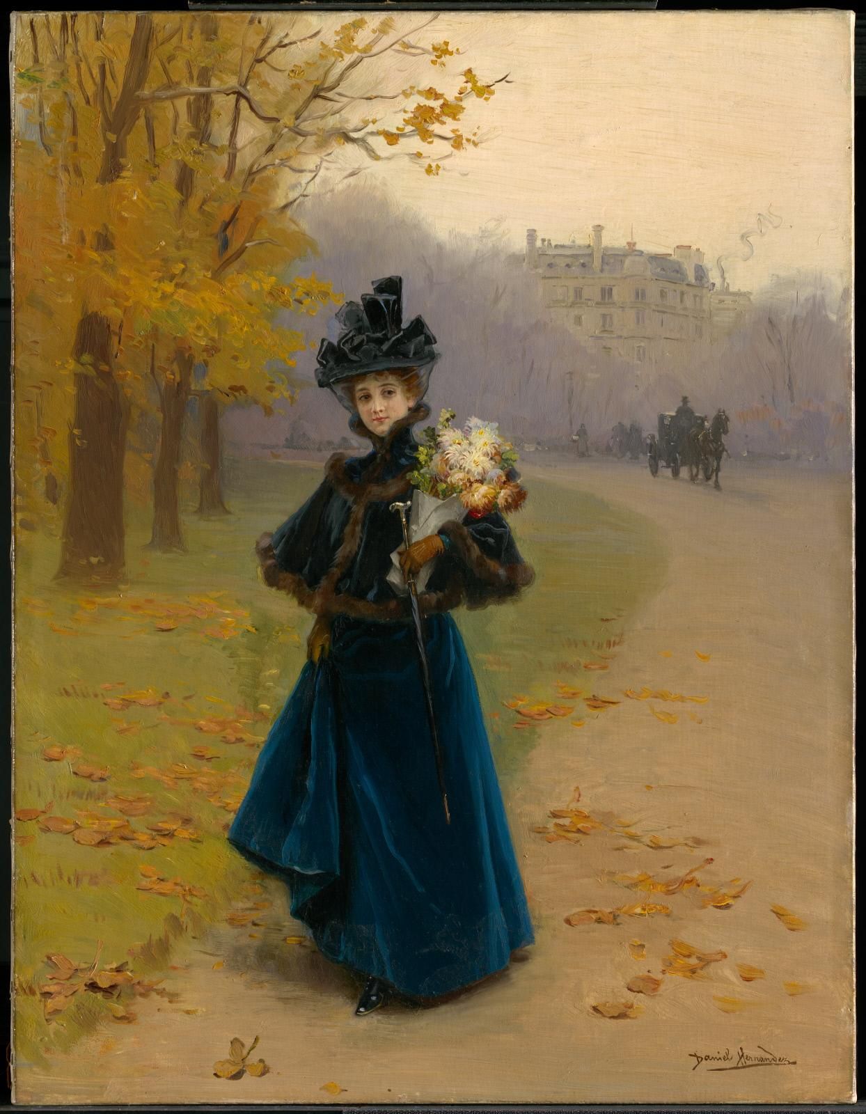 Woman in the Bois de Boulogne