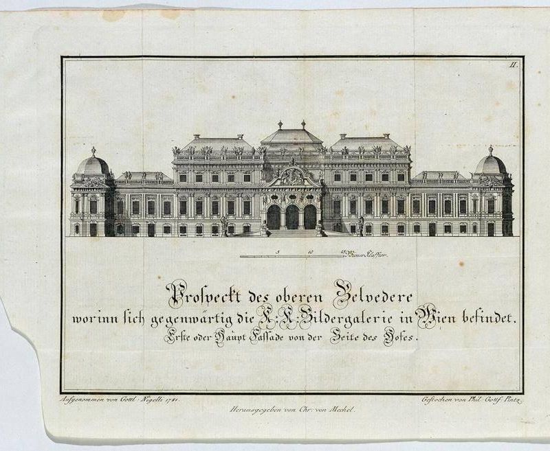 Prospect of the Upper Belvedere in Vienna