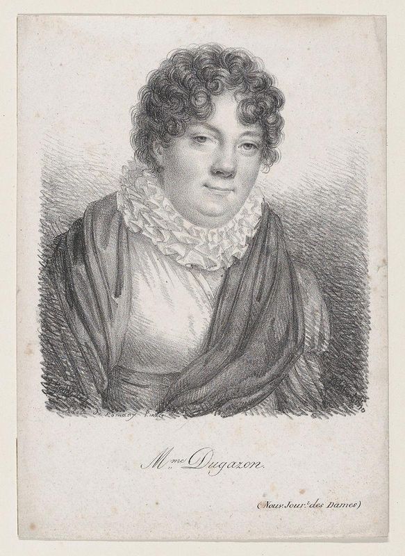 Portrait of Mme. Dugazon