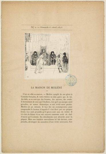 Paris à l'eau-forte, N°2, 6 avril 1873, pages 17 à 32