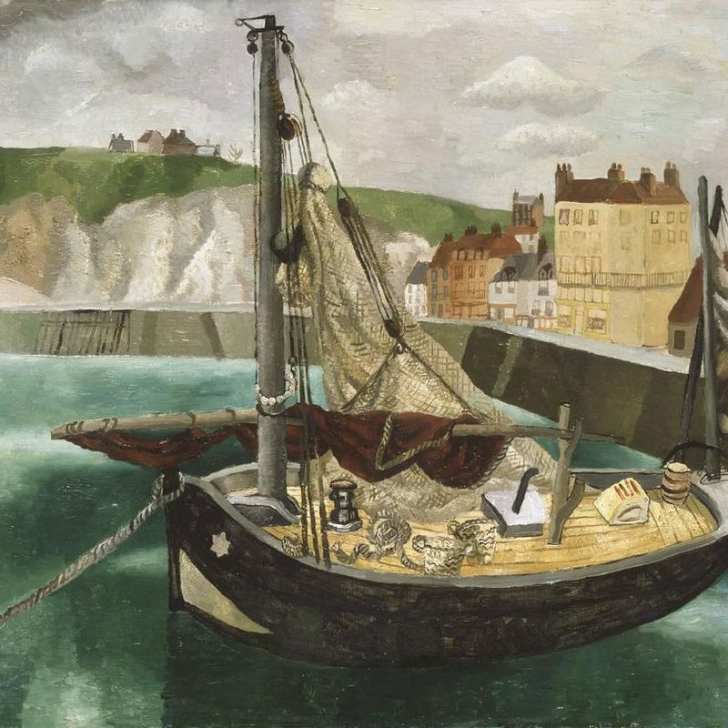 A Fishing Boat in Dieppe Harbour