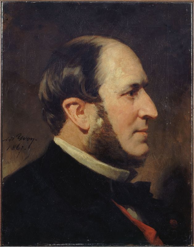 Portrait du baron Haussmann (1809-1891), préfet de la Seine