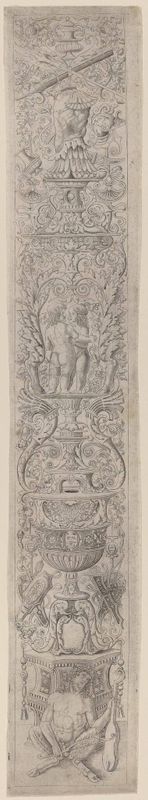 Ornament Panel: Satyr Holding a Violin