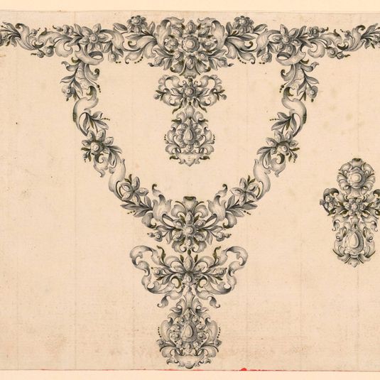 Design for a Necklace and earring