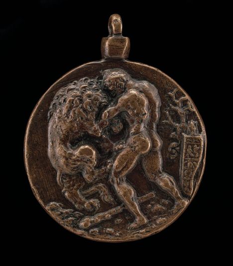 Hercules and the Nemean Lion [reverse]