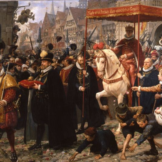Christian IV’s coronation procession, 1596