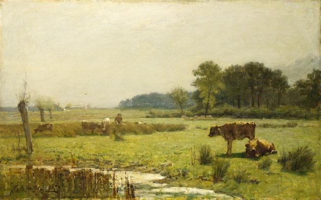 A Surrey Meadow - Morning