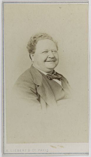 Portrait de Pradeau Etienne, (1817-1895), (acteur, chanteur)