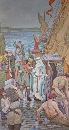 The Landing of St Margaret at Queensferry A.D. 1068