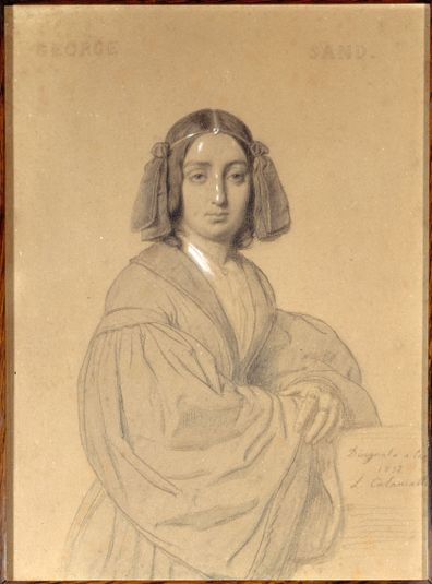 Portrait de George Sand en 1837