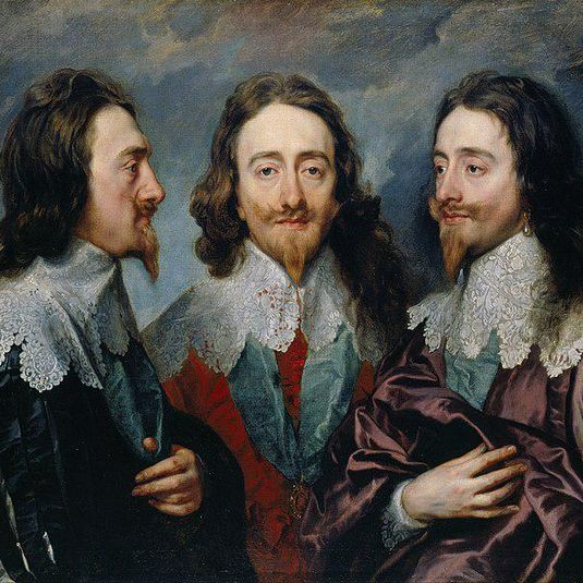 チャールズ1世の三面肖像画