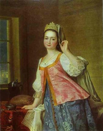 Portrait of A. D. Levitzkaya, Artist s Daughter