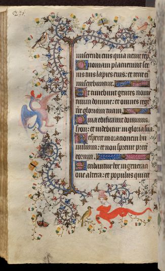 Hours of Charles the Noble, King of Navarre (1361-1425): fol. 115v, Text