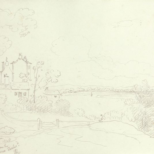 At Newnham Looking on the Severn Eastward, March 1848