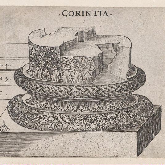 Speculum Romanae Magnificentiae: Corinthian base