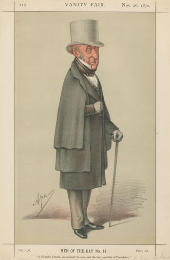 Vanity Fair - Doctors and Scientists. 'A Faithful Friend, an eminent Savant and the best possible of Presidents.' Sir Robert Nurchison. 25 November 1870