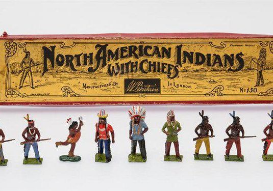 Ινδιάνοι Από Μολύβι "North American Indians With Chiefs"