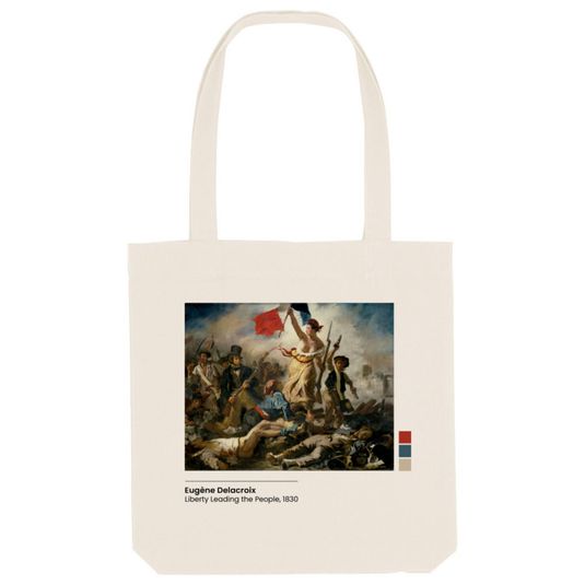Liberty Leading the People, Delacroix, Eco Tote Bag Smartify