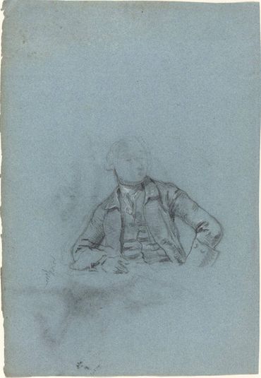 Study of a Seated Man [recto]