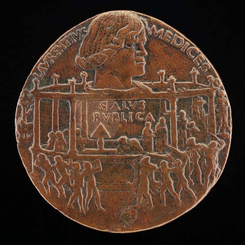 Lorenzo de' Medici, il Magnifico, 1449-1492 (The Pazzi Conspiracy Medal) [obverse]