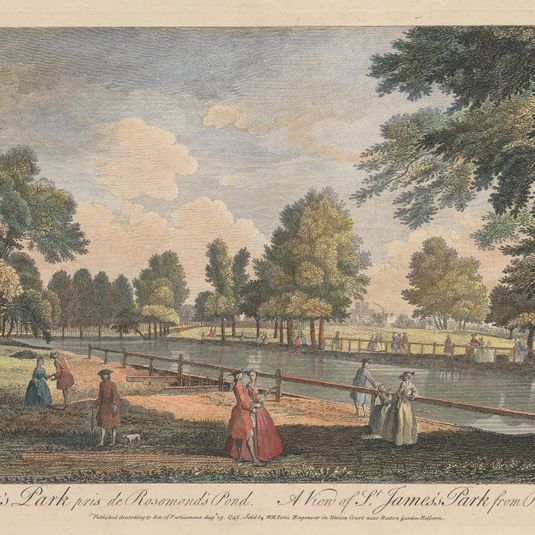 Veue de St. James's Park pris de Rosamond's Pond