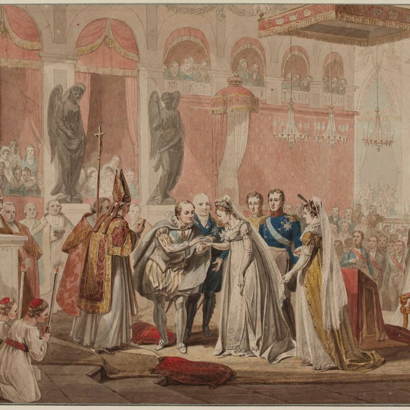 Mariage du Duc de Berry et de Marie-Caroline de Naples, le 17 juin 1816