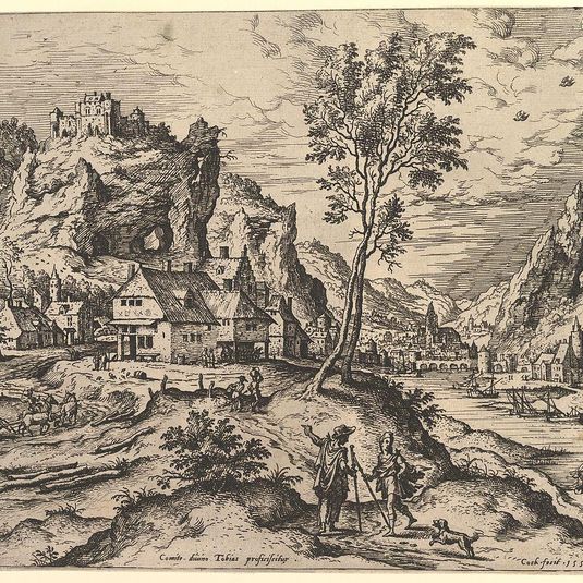 Tobit from Landscapes with Biblical and Mythological Scenes