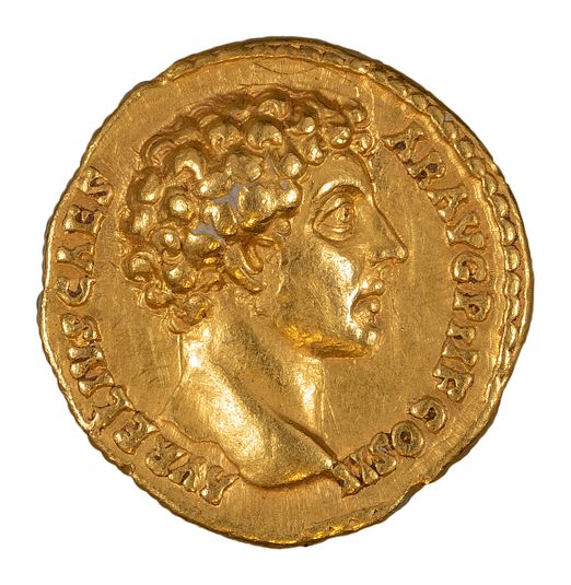 Aureus of Marcus Aurelius, Emperor of Rome from Rome