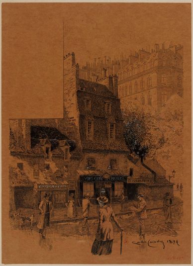 Rue de la Boétie, 68 (?), 8ème arrondissement, en 1894.