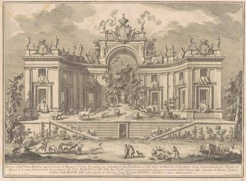 The Prima Macchina for the Chinea of 1766: The Palace of Orpheus