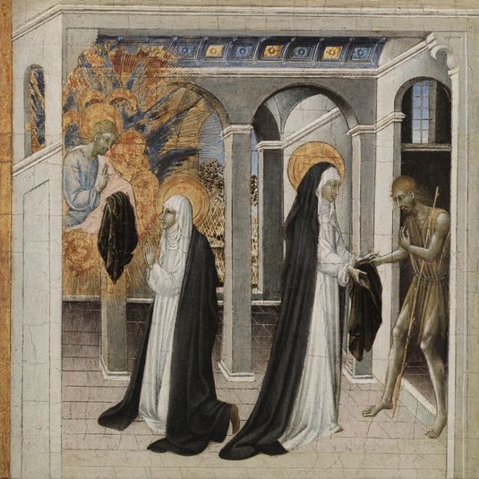 St. Catherine of Siena and the Beggar