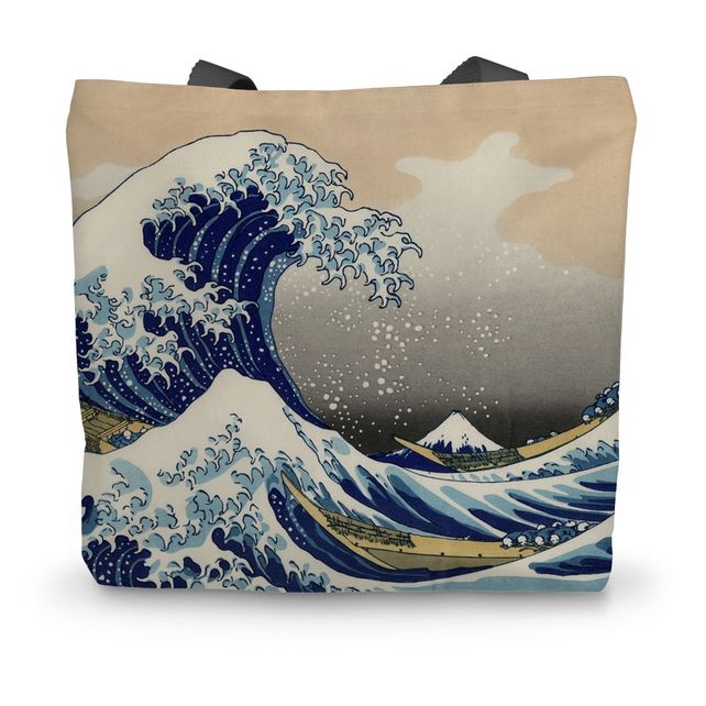 The Great Wave off Kanagawa Canvas Tote Bag Smartify Essentials