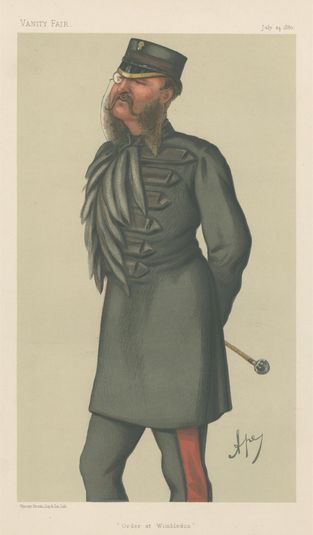 Vanity Fair: Military and Navy; 'Order at Wimbledon', Colonel Lewis Guy Phillips, July 24, 1880