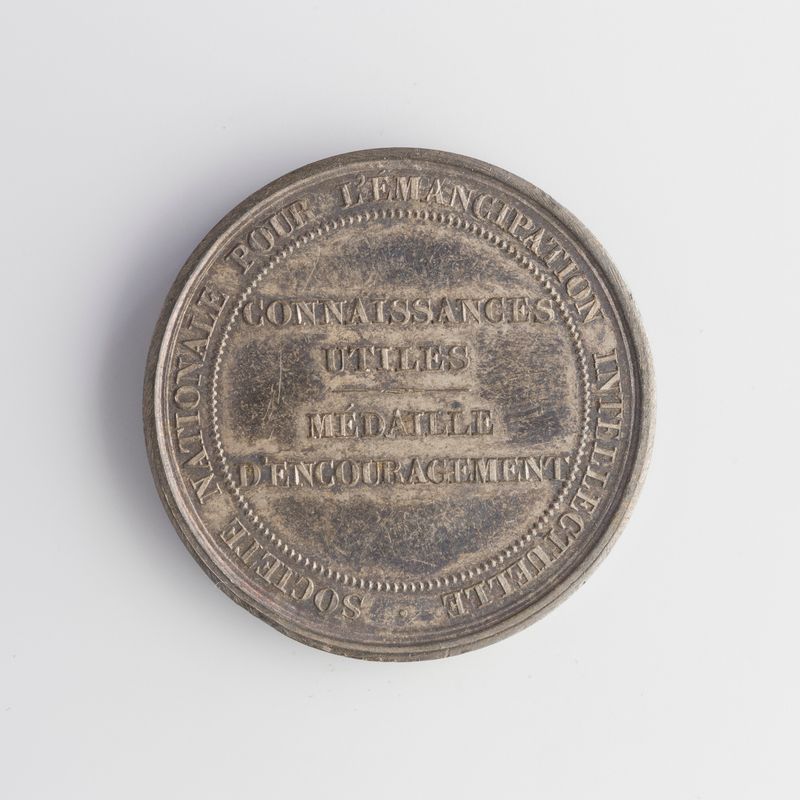 Médaille d'encouragement de la société nationale pour l'émancipation intellectuelle, XIXe siècle