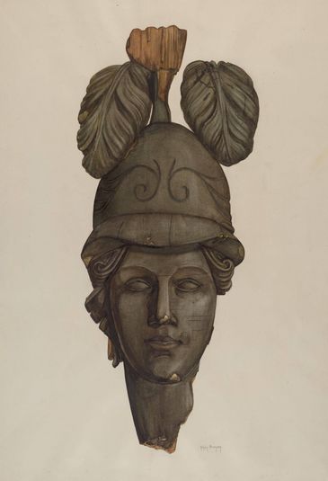 Head from a Statue: Minerva