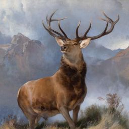 Sir Edwin Landseer, The Monarch of the Glen, about 1851and Audio Described Tour | National
