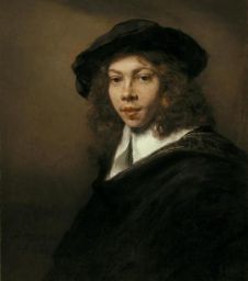 Rembrandt Harmensz. van Rijn, "Young Man in a Black Beret"